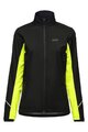 GORE Cycling windproof jacket - R3 PARTIAL GTX - black/yellow