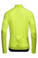 GORE Cycling winter long sleeve jersey - C3 THERMO - yellow