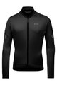 GORE Cycling winter long sleeve jersey - C3 THERMO - black
