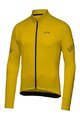 GORE Cycling winter long sleeve jersey - C3 THERMO - yellow