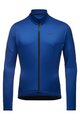 GORE Cycling winter long sleeve jersey - C3 THERMO - blue
