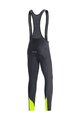 GORE Cycling long bib trousers - C3 THERMO - black/yellow
