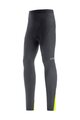 GORE Cycling long trousers withot bib - C3 THERMO - black/yellow
