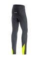 GORE Cycling long trousers withot bib - C3 THERMO - black/yellow