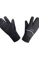 GORE Cycling long-finger gloves - GTX I THERMO SPLIT - black