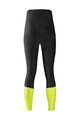 GORE Cycling long trousers withot bib - PROGRESS THERMO - black/yellow
