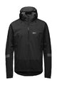 GORE Cycling rain jacket - LUPRA - black