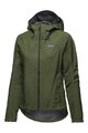 GORE Cycling rain jacket - ENDURE WMN - green