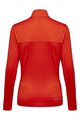 GORE Cycling long sleeve t-shirt - EVERYDAY THERMO 1/4-ZIP WMN - orange