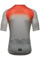 GORE Cycling short sleeve jersey - GRID FADE 2.0 - grey/orange