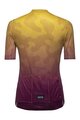 GORE Cycling short sleeve jersey - RAIN CAMO WMN - yellow/purple