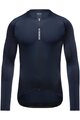 GORE Cycling winter long sleeve jersey - SPINSHIFT - blue