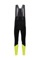 GORE Cycling long bib trousers - SPINSHIFT THERMO - black/yellow