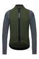 GORE Cycling winter long sleeve jersey - SPINSHIFT THERMO - green/grey