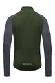 GORE Cycling winter long sleeve jersey - SPINSHIFT THERMO - green/grey
