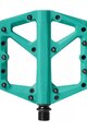 CRANKBROTHERS pedals - STAMP 1 LARGE - turquoise