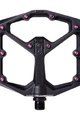 CRANKBROTHERS pedals - STAMP 7 Large - black/pink