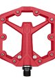 CRANKBROTHERS pedals - STAMP 1 SMALL - red