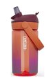 CAMELBAK Cycling water bottle - THRIVE FLIP STRAW KIDS 0,4 l - orange/multicolour
