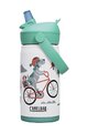 CAMELBAK Cycling water bottle - THRIVE FLIP STRAW KIDS VSS 0,35 L - white/multicolour