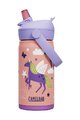 CAMELBAK Cycling water bottle - THRIVE FLIP STRAW KIDS VSS 0,35 L - orange/multicolour