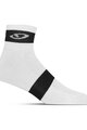 GIRO Cyclingclassic socks - COMP RACER - white/black