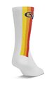 GIRO Cyclingclassic socks - COMP RACER HIGH RISE - white/multicolour