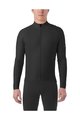 GIRO Cycling winter long sleeve jersey - CHRONO THERMAL - black