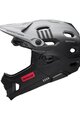BELL Cycling helmet - SUPER DH - grey/black