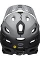 BELL Cycling helmet - SUPER DH - grey/black