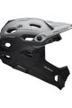 BELL Cycling helmet - SUPER DH - grey/black
