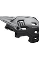 BELL Cycling helmet - SUPER DH - grey/black