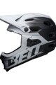 BELL Cycling helmet - SUPER DH - white/black