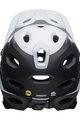 BELL Cycling helmet - SUPER DH - white/black