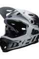 BELL Cycling helmet - SUPER DH - white/black