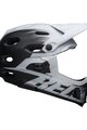 BELL Cycling helmet - SUPER DH - white/black