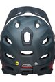 BELL Cycling helmet - SUPER DH - green/red