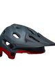BELL Cycling helmet - SUPER DH - green/red
