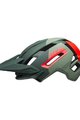 BELL Cycling helmet - SUPER AIR R SPHERICAL - green/red