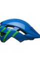 BELL Cycling helmet - SIDETRACK II YOUTH - blue/green