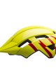 BELL Cycling helmet - SIDETRACK II YOUTH - yellow/red