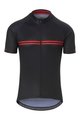 GIRO Cycling short sleeve jersey - CHRONO SPORT - black/red
