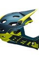 BELL Cycling helmet - SUPER DH SPHERICAL - blue/yellow