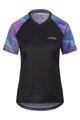 GIRO Cycling short sleeve jersey - ROUST W - black/light blue
