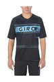 GIRO Cycling short sleeve jersey - ROUST - black/light blue