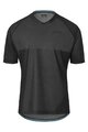 GIRO Cycling short sleeve jersey - ROUST - black/grey