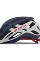 GIRO Cycling helmet - AGILIS - blue/white/silver