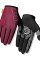 GIRO Cycling long-finger gloves - RODEO - bordeaux