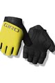 GIRO Cycling fingerless gloves - BRAVO II - yellow/black
