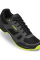 GIRO Cycling shoes - GAUGE - grey/yellow